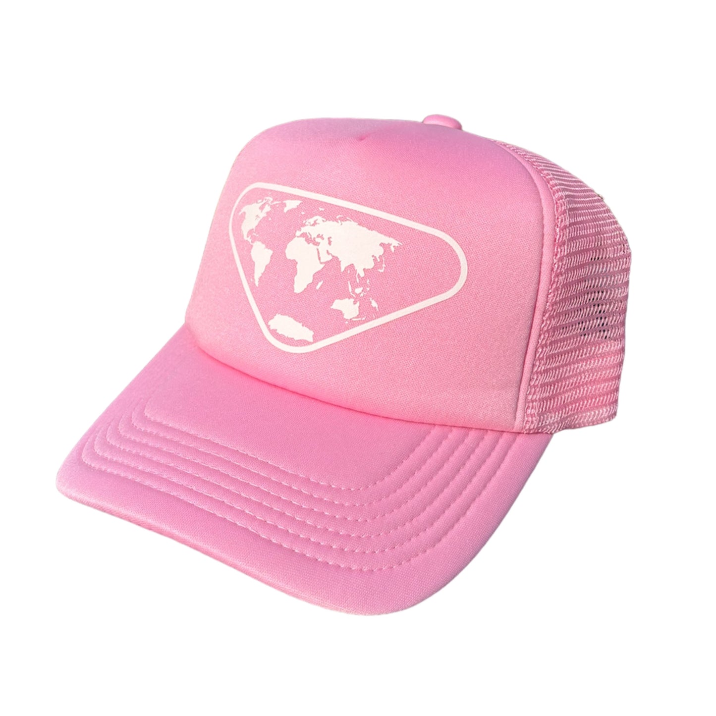 WORLD TRUCKER HAT (PINK)